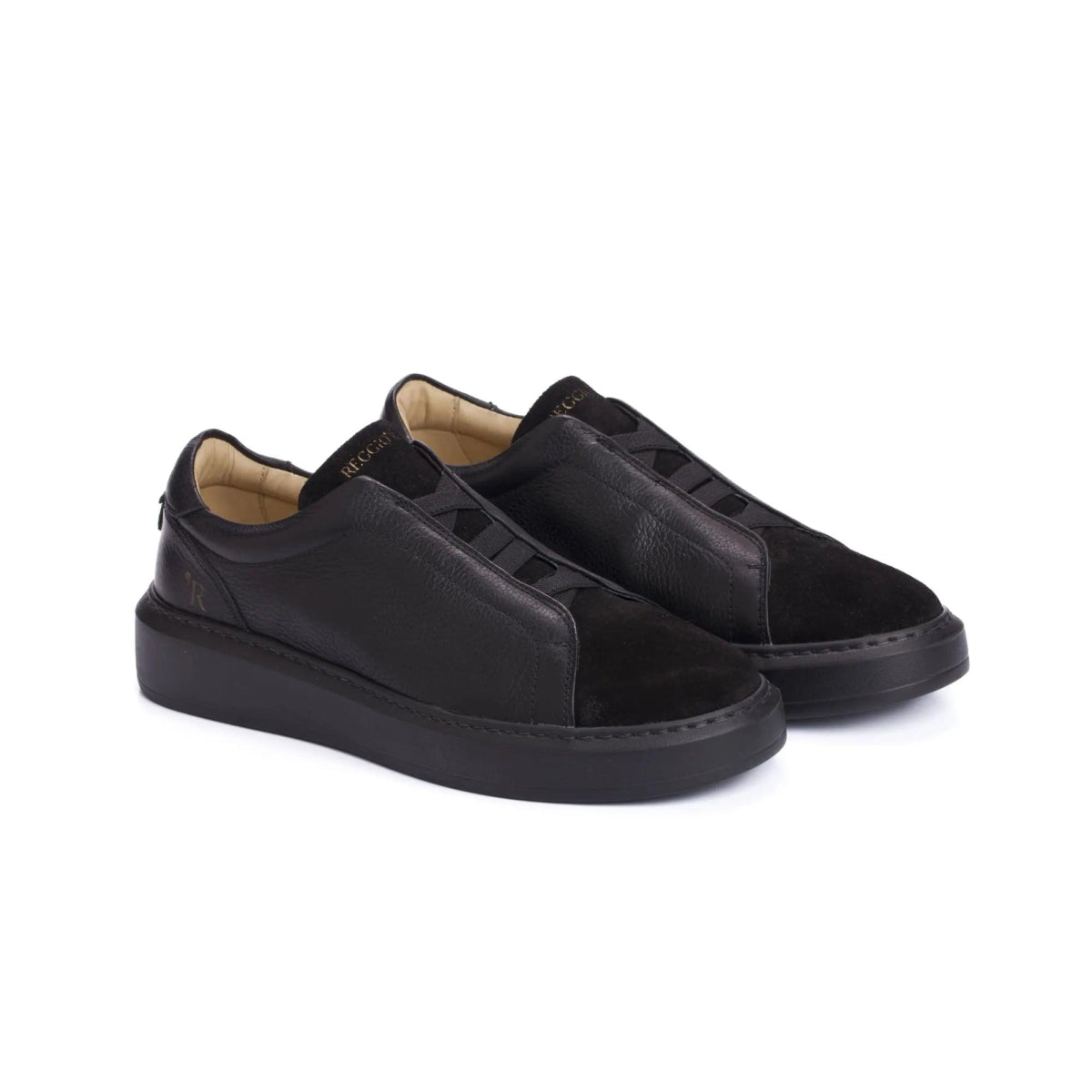 Tênis Masculino Iate Elástico Zeus Solado Preto