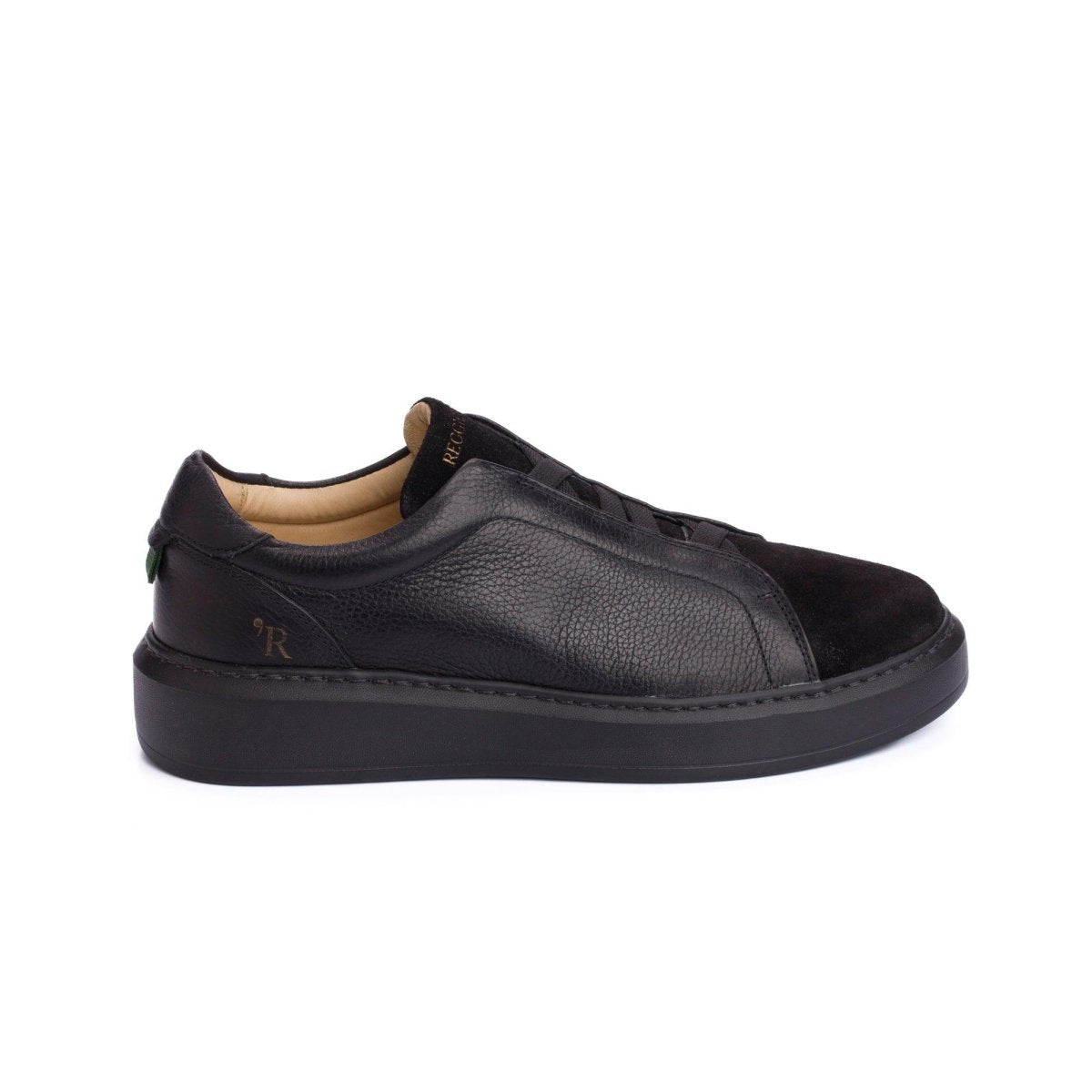 Tênis Masculino Iate Elástico Zeus Solado Preto