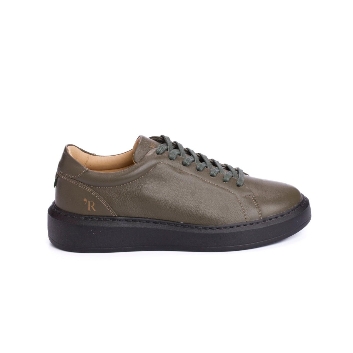 Tênis Masculino Sneakers Zeus Solado Preto Oliva